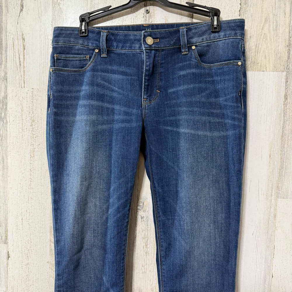 White House Black Market Dark Blue The Slim Jeans - Picture 2 of 16